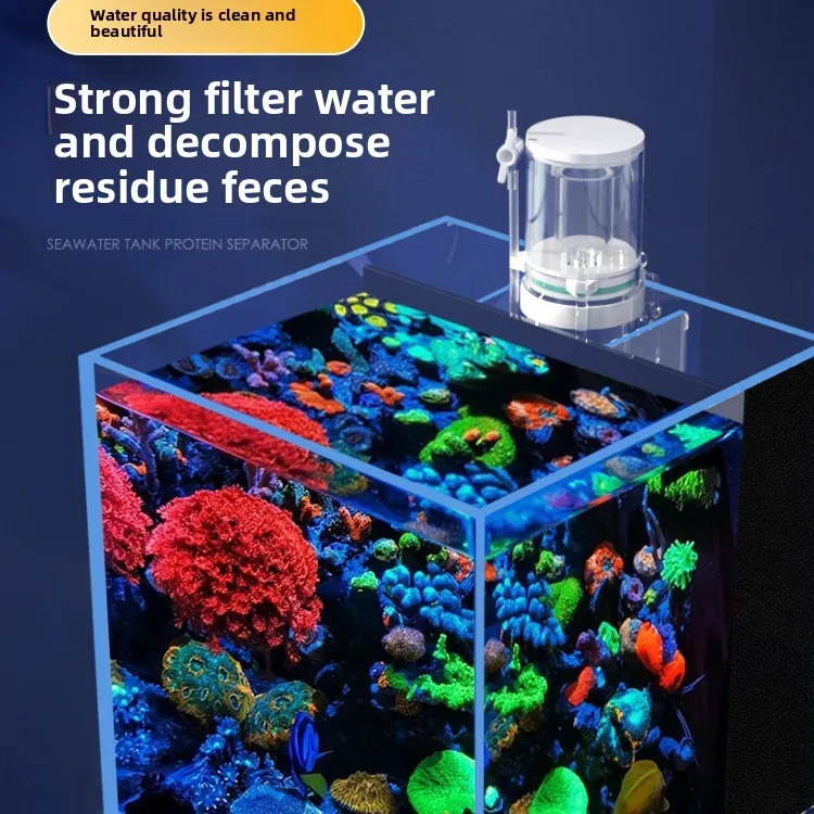Protein Skimmer Reef - 110V-240V New Mini Aquarium Protein Separator