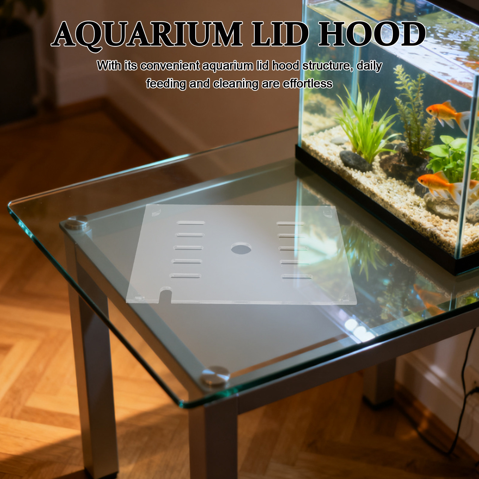 Clear Fish Tank Lid 7.1x5.5 In – Aquarium Fish Keeping recenzja i cena