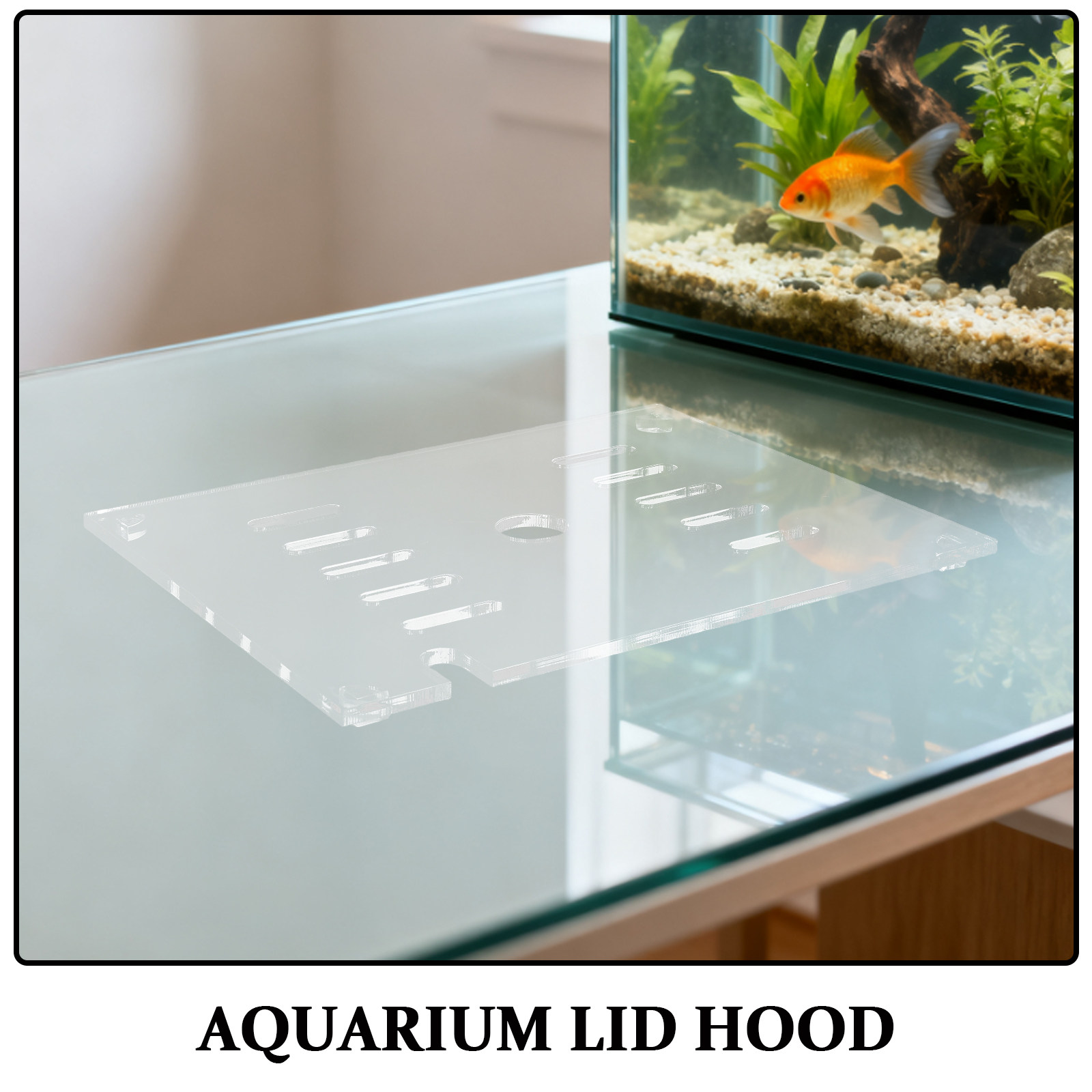 Clear Fish Tank Lid 7.1x5.5 In – Aquarium Fish Keeping recenzja i cena
