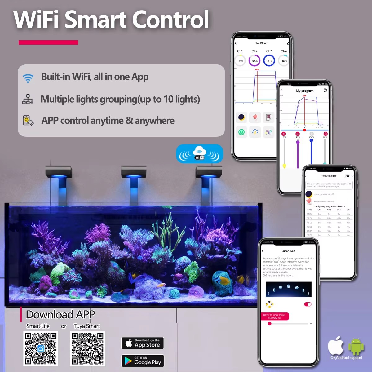 PopBloom RL90 WiFi Reef Aquari – Aquarium Fish Marine recenzja i cena