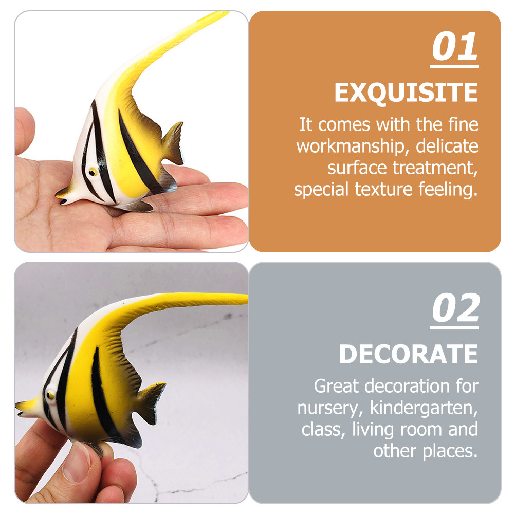 Lifelike Angelfish Plastic Aqu – Aquarium Fish Marine recenzja i cena