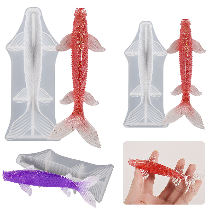 3D Koi Fish Shaped Epoxy Resin – Aquarium Fish Guppy recenzja i cena
