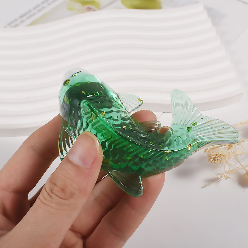 3D Koi Fish Shaped Epoxy Resin – Aquarium Fish Guppy recenzja i cena