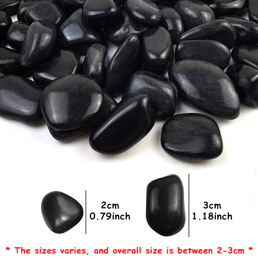 200g Black High Polished Natur – Aquarium Fish Guppy recenzja i cena