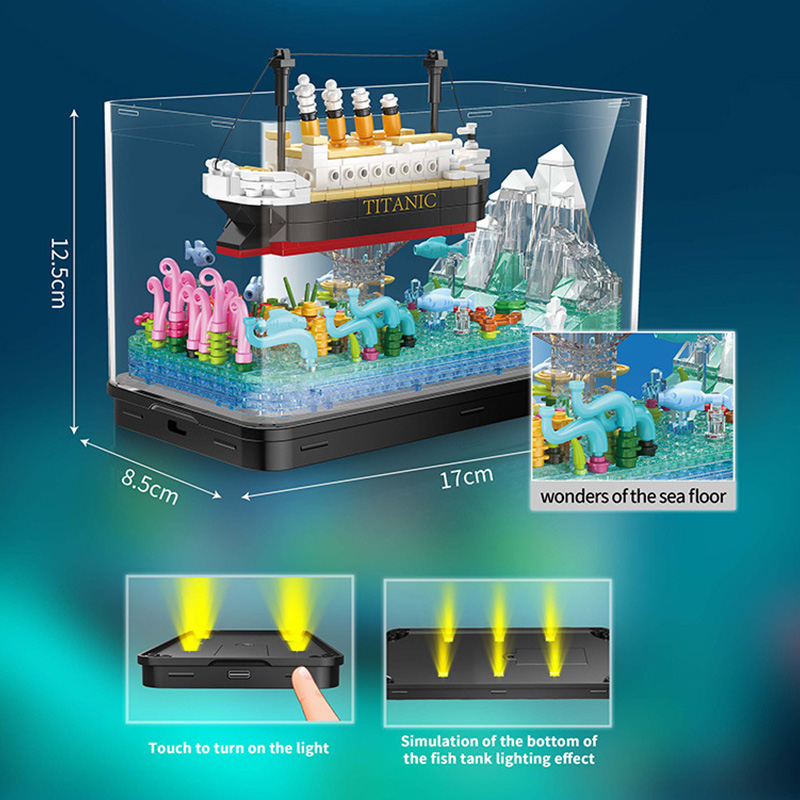 MOC Titanic Cruise Line Pirate – Aquarium Fish Keeping recenzja i cena