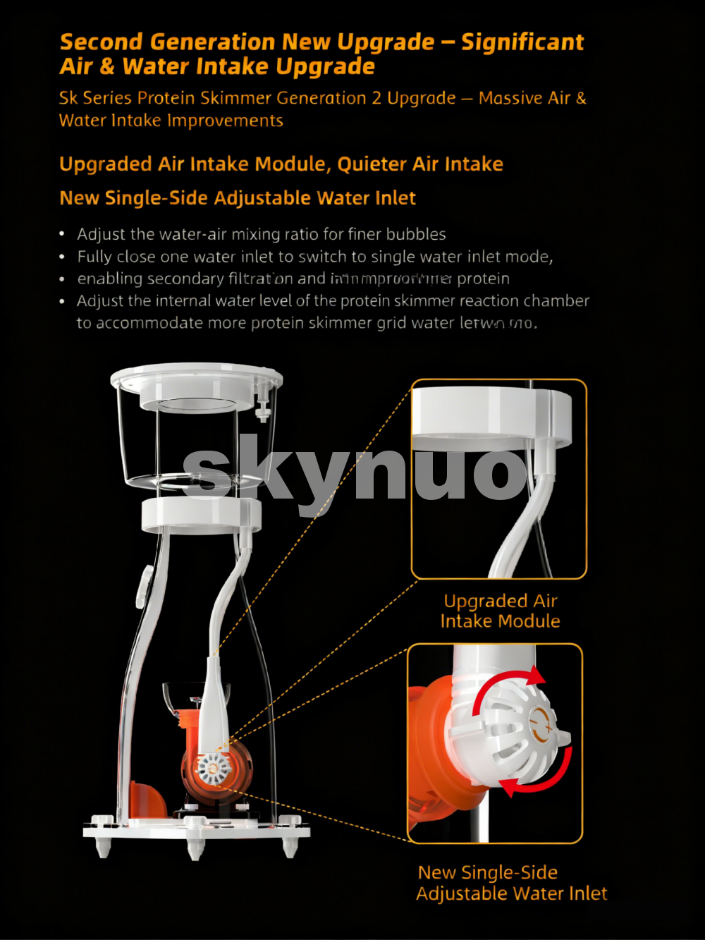 2026 New MJ-SK2200/2400/2600/2 – Protein Skimmer Reef recenzja i cena