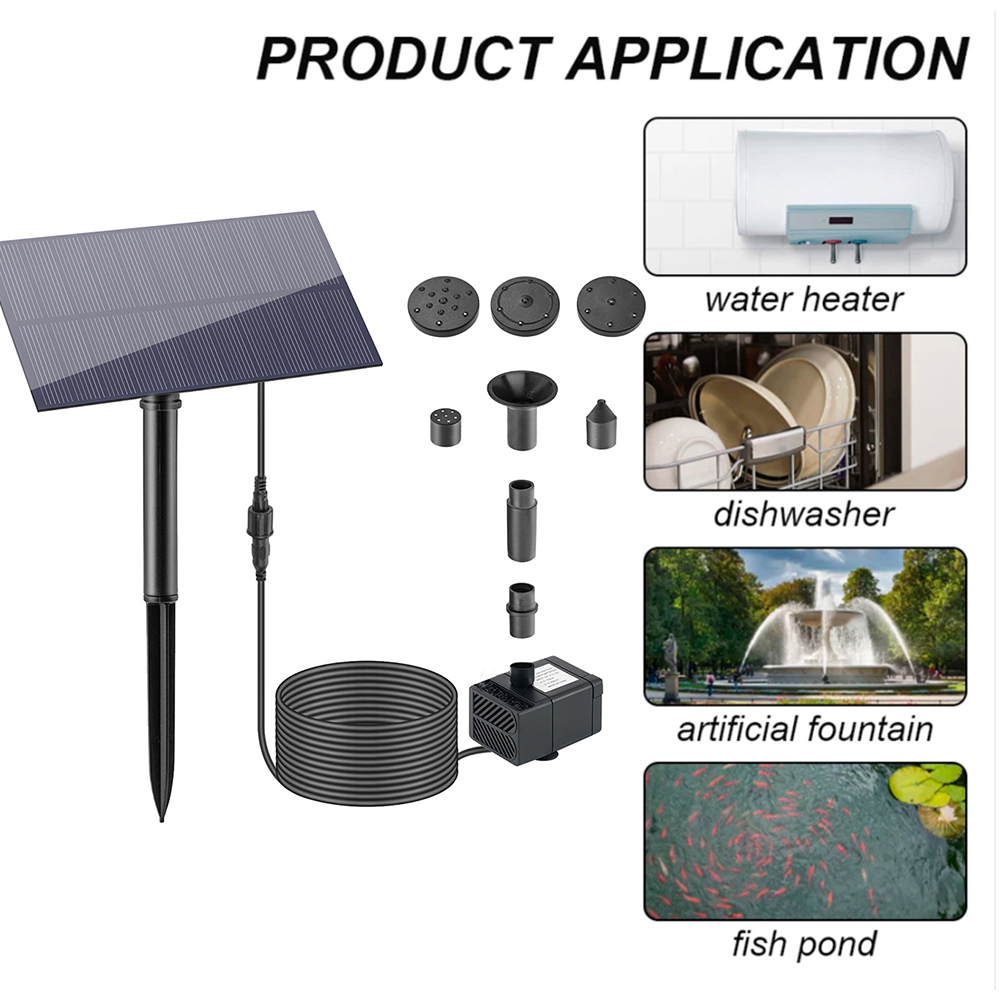 5W 5V Solar Water Pump Garden  – Aquarium Fish Guppy recenzja i cena