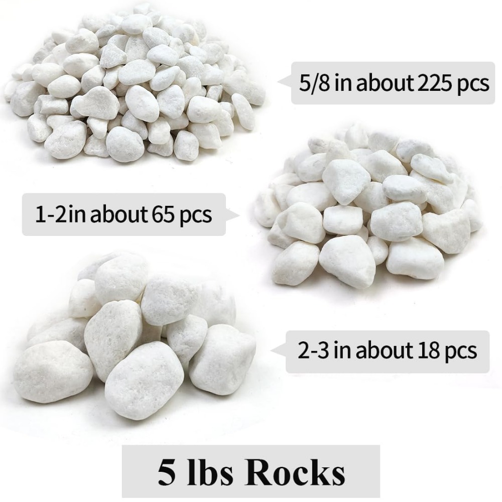1-2 Inch White Pebbles for Ind – Aquarium Fish Guppy recenzja i cena