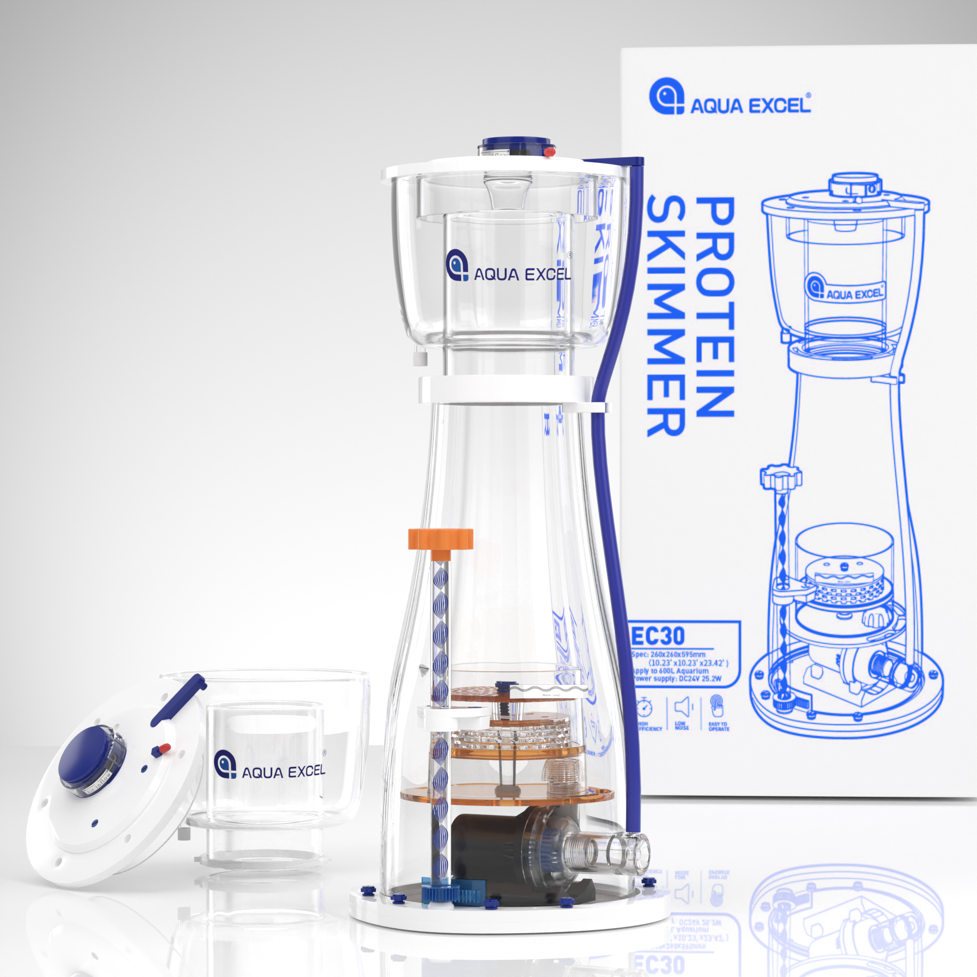 AE-EC20 Modern Internal Protei – Protein Skimmer Reef recenzja i cena