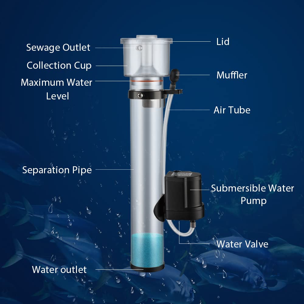 Adjustable water flow suspende – Protein Skimmer Reef recenzja i cena