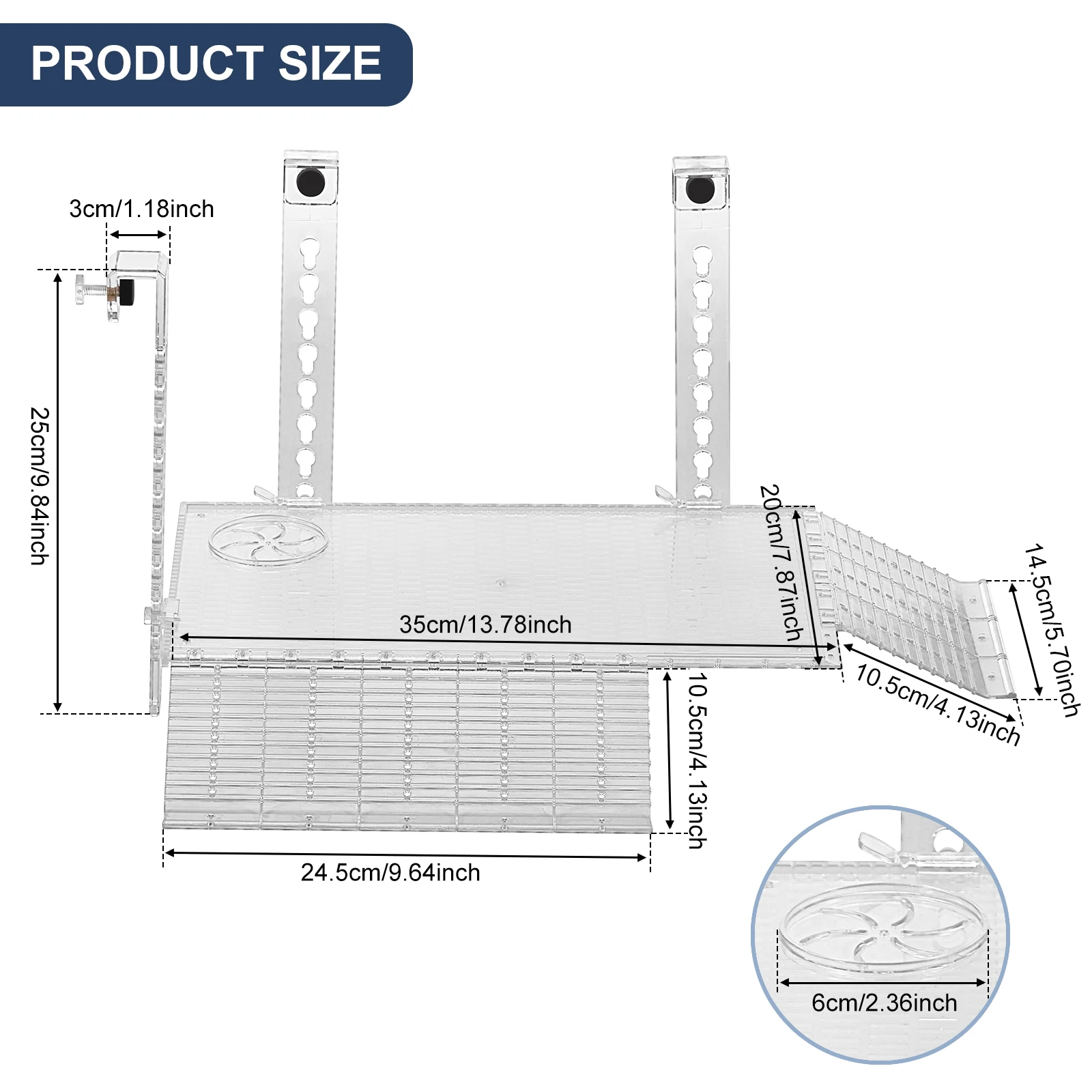 Adjustable Turtle Basking Plat – Aquarium Fish Marine recenzja i cena