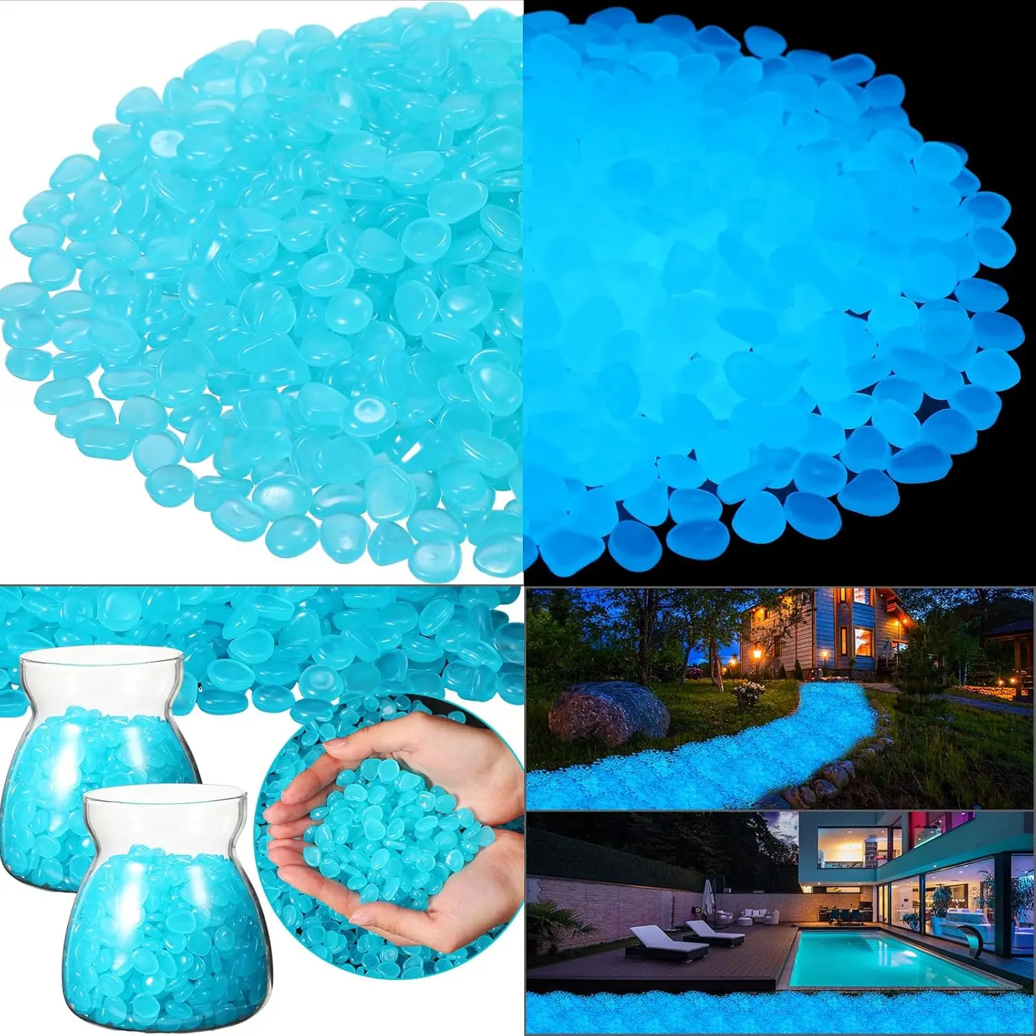 500Pcs Glow in The Dark Garden – Aquarium Fish Guppy recenzja i cena